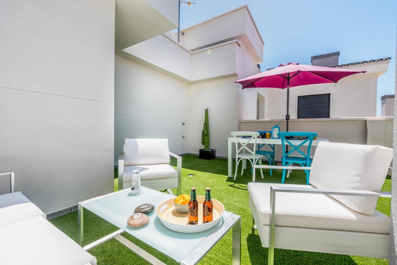 דירות מאלגה Atico Con Terraza Ac 1Hab En El Centro Y Piscina Comunitaria מראה חיצוני תמונה
