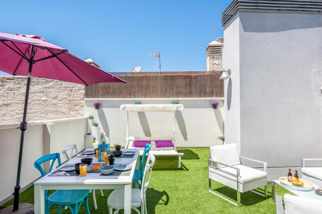 דירות מאלגה Atico Con Terraza Ac 1Hab En El Centro Y Piscina Comunitaria מראה חיצוני תמונה